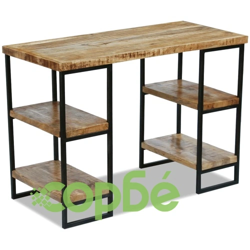 Офис бюро, мангово дърво, 110x50x76 см ➤ топ цена ➤ sorbe.bg