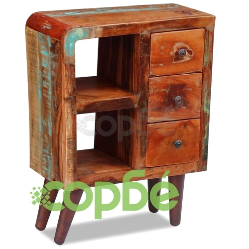 Бюфет, регенерирано дърво масив, 60x30x80 cм ➤ топ цена ➤ sorbe.bg