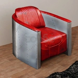 Фотьойл, светлокафяв, естествена кожа