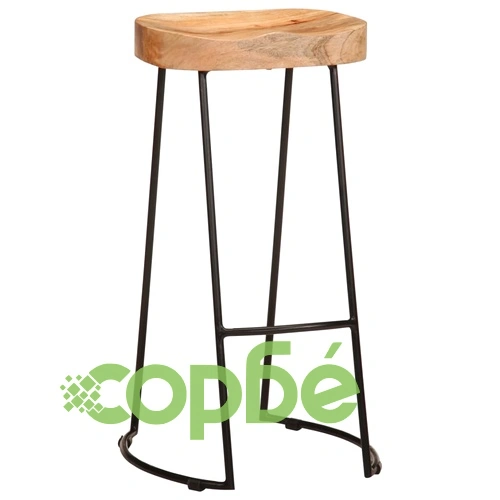 Бар табуретки, 2 бр, мангово дърво масив ➤ топ цена ➤ sorbe.bg