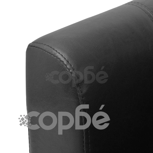 Фотьойл, черен, изкуствена кожа ➤ топ цена ➤ sorbe.bg