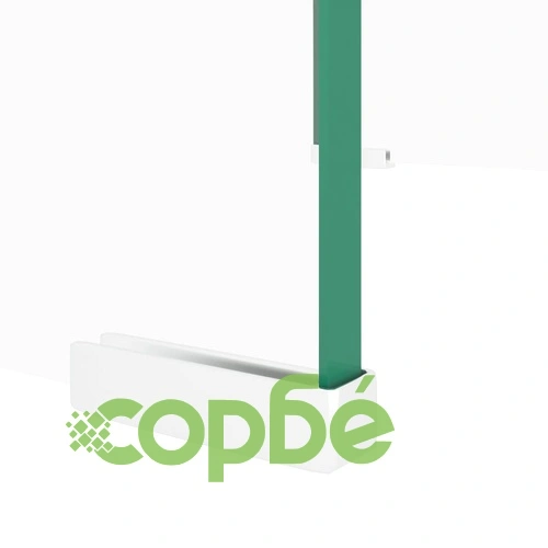 Стойка за телевизор/монитор, стъкло, прозрачна, 40x25x11 см ➤ топ цена ➤ sorbe.bg