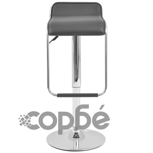 Бар табуретки, 2 бр, черни, изкуствена кожа ➤ топ цена ➤ sorbe.bg