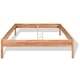 Рамка за легло, дъбов масив, 140x200 cм