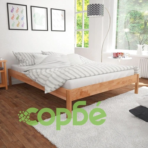 Рамка за легло, дъбов масив, 140x200 cм ➤ топ цена ➤ sorbe.bg