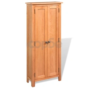Шкаф за съхранение, 50x22x122 см, дъбов масив