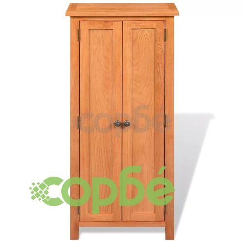 Шкаф за съхранение, 50x22x122 см, дъбов масив ➤ топ цена ➤ sorbe.bg