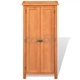 Шкаф за съхранение, 50x22x122 см, дъбов масив