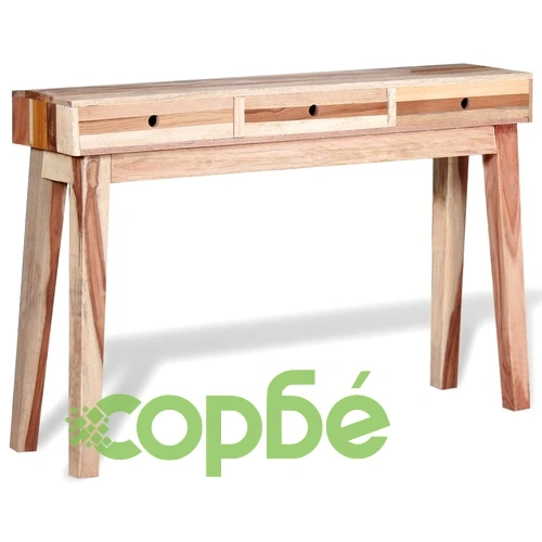 Конзолна маса, регенерирано дърво масив ➤ топ цена ➤ sorbe.bg