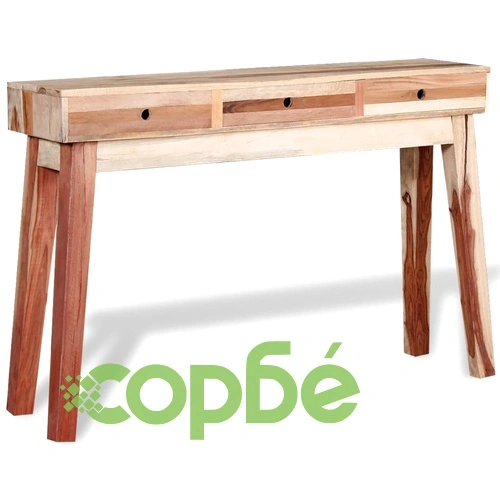 Конзолна маса, регенерирано дърво масив ➤ топ цена ➤ sorbe.bg