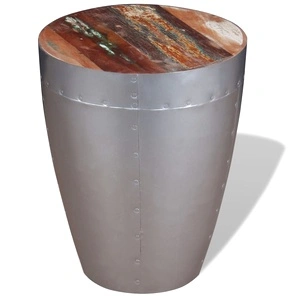 Авиаторна табуретка, масивно регенерирано дърво