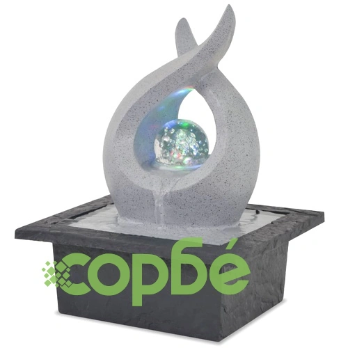 Вътрешен фонтан с LED осветление, полирезин ➤ топ цена ➤ sorbe.bg