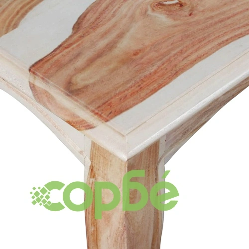 Конзолна маса с 3 чекмеджета, акация масив, 110x40x76 cм ➤ топ цена ➤ sorbe.bg