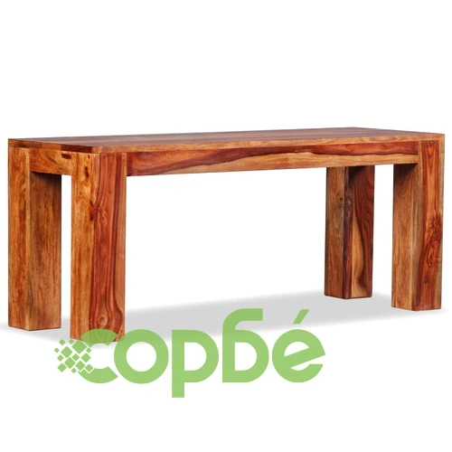Пейка, акациева дървесина масив, 110х35х45 см ➤ топ цена ➤ sorbe.bg