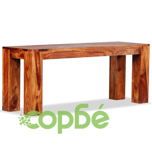 Пейка, акациева дървесина масив, 110х35х45 см ➤ топ цена ➤ sorbe.bg