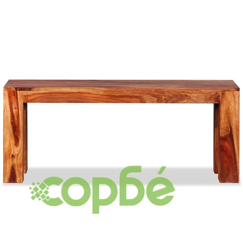 Пейка, акациева дървесина масив, 110х35х45 см ➤ топ цена ➤ sorbe.bg
