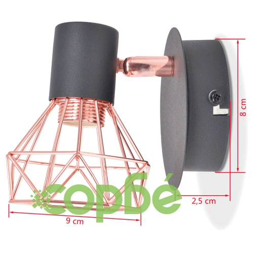 Стенни лампи 2 бр с 2 LED филамент крушки 8 W ➤ топ цена ➤ sorbe.bg