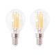 Таванна лампа с 2 LED филамент крушки 8 W
