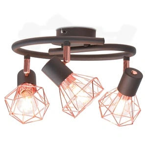 Таванна лампа с 3 LED филамент крушки 12 W