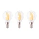 Таванна лампа с 3 LED филамент крушки 12 W