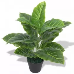 Изкуствено растение трилистник със саксия, 45 см, зелено