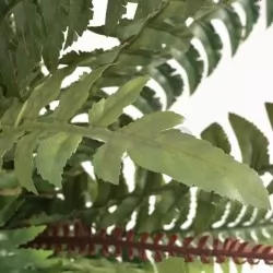 Изкуствено растение папрат със саксия, 60 см, зелено