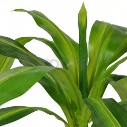 Изкуствено растение драцена със саксия, 100 см, зелено