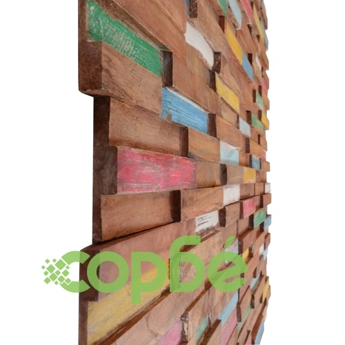 Стенни облицовъчни панели, 10 бр, тик, 1 м² ➤ топ цена ➤ sorbe.bg