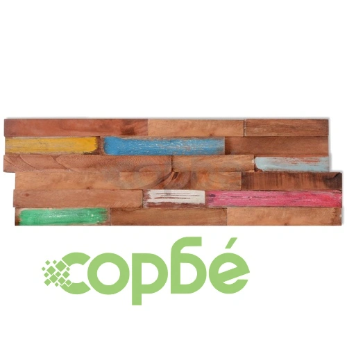Стенни облицовъчни панели, 10 бр, тик, 1 м² ➤ топ цена ➤ sorbe.bg