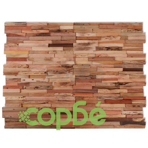 Стенни облицовъчни панели, 10 бр, рециклиран тик, 1 м²  ➤ топ цена ➤ sorbe.bg