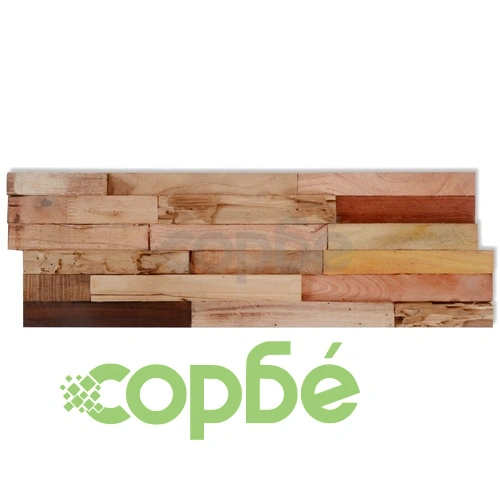 Стенни облицовъчни панели, 10 бр, рециклиран тик, 1 м²  ➤ топ цена ➤ sorbe.bg