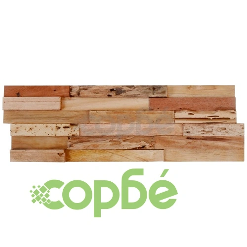Стенни облицовъчни панели, 10 бр, рециклиран тик, 1 м²  ➤ топ цена ➤ sorbe.bg