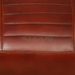 Кресло, кафяво, естествена кожа