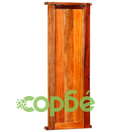Закачалки, 2 бр, регенерирана дървесина масив, 38x100 см ➤ топ цена ➤ sorbe.bg