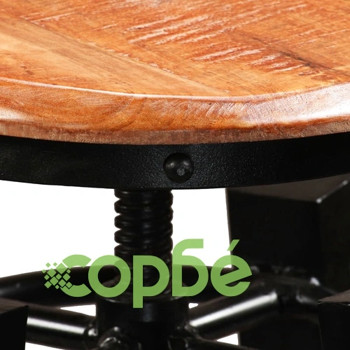 Бар табуретки, 2 бр, мангово дърво масив ➤ топ цена ➤ sorbe.bg