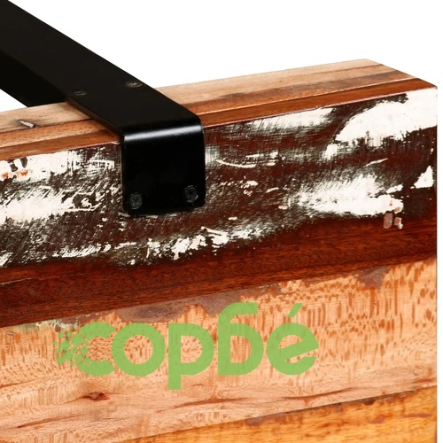 Конзолна маса, регенерирано дърво масив, регулируема  ➤ топ цена ➤ sorbe.bg