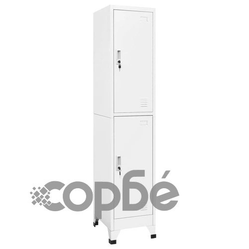 Заключващ се шкаф с 2 отделения, 38x45x180 cм на топ цена от sorbe.bg Заключващ се шкаф с 2 отделения, 38x45x180 cм ➤ топ цена ➤ sorbe.bg