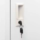 Заключващ се шкаф с 3 отделения, 38x45x180 cм Заключващ се шкаф с 3 отделения, 38x45x180 cм