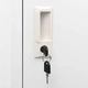 Заключващ се шкаф с 4 отделения, 38x45x180 cм Заключващ се шкаф с 4 отделения, 38x45x180 cм
