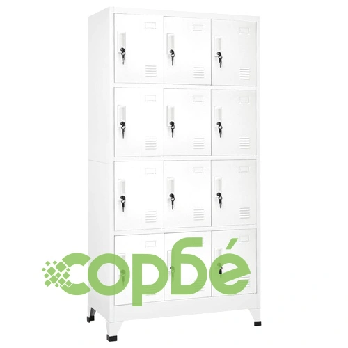 Заключващ се шкаф с 12 отделения, 90x45x180 см на топ цена от sorbe.bg Заключващ се шкаф с 12 отделения, 90x45x180 см ➤ топ цена ➤ sorbe.bg