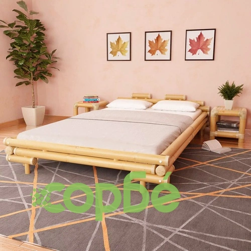Бамбуково легло, 140x200 см, естествен цвят ➤ топ цена ➤ sorbe.bg
