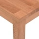 Трапезна маса, дъб масив, 75x75x73 cм
