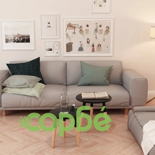 vidaX Комплект от 2 масички, иглолистна дървесина масив, черни ➤ топ цена ➤ sorbe.bg