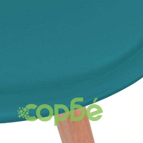 Трапезни столове, 2 бр, тюркоаз, пластмаса ➤ топ цена ➤ sorbe.bg
