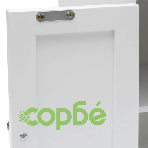 Висок шкаф с чекмеджета, 26x26x94 см, дъбов масив ➤ топ цена ➤ sorbe.bg