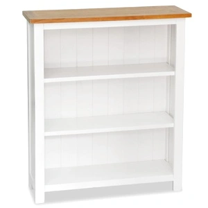 Библиотека с 3 рафта, 72x22,5x82 см, дъбов масив