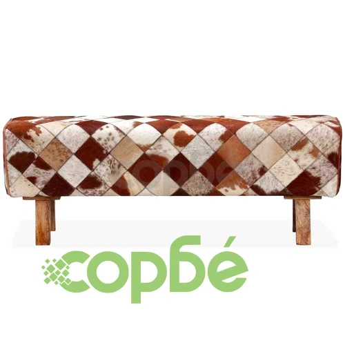 Пейка, естествена волска кожа, ромбоиден дизайн   ➤ топ цена ➤ sorbe.bg