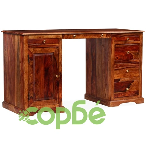 Бюро писалище, акациево дърво масив, 140x50x76 cм ➤ топ цена ➤ sorbe.bg