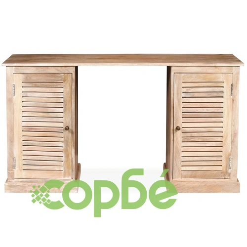 Бюро писалище, масивна мангова дървесина, 140x50x77 cм ➤ топ цена ➤ sorbe.bg