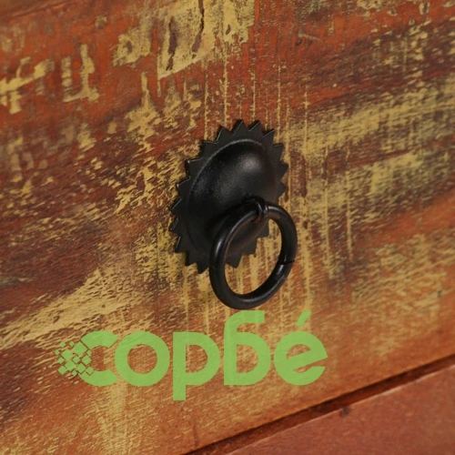 Бюро тип писалище, регенерирано дърво масив, 140x50x77 см ➤ топ цена ➤ sorbe.bg